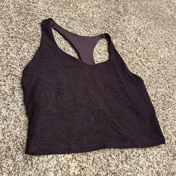 Fabletics Tops - Fabletics Built In Bra Athletic Tank Top Large Racerback Lined Workout